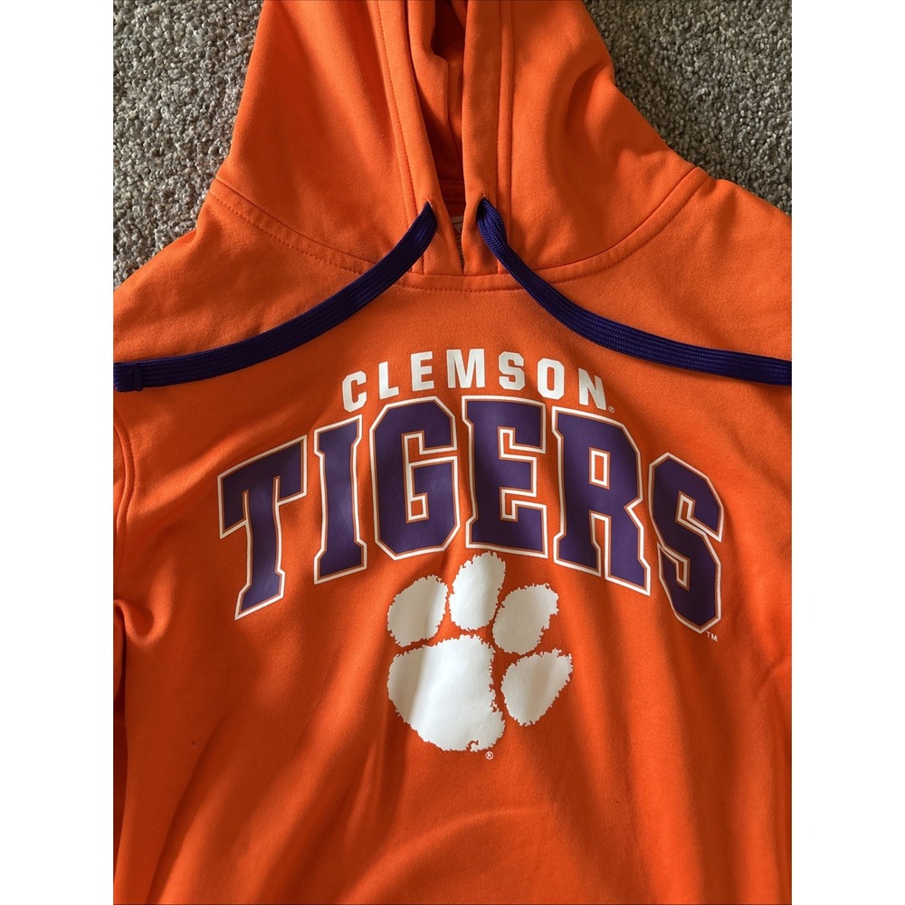 Fanatics Unisex Orange Clemson Tigers Pullover Hoodie Size‎ Small - Picture 2 of 4